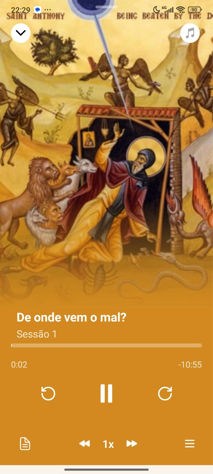 Tela do player — A Purificação do Coração Segundo os Padres da Igreja