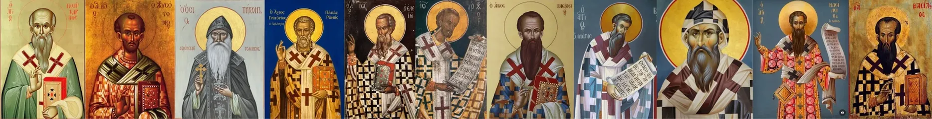 Ícones dos Padres da Igreja