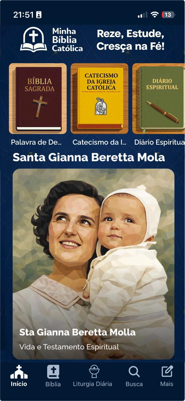 Minha Bíblia Católica — Santa Gianna Beretta Molla